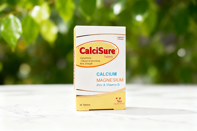 تصویر بسته‌ بندی قرص کلسی شور برای سلامت استخوان‌ ها